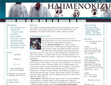 Tablet Screenshot of hajimenokizu.com